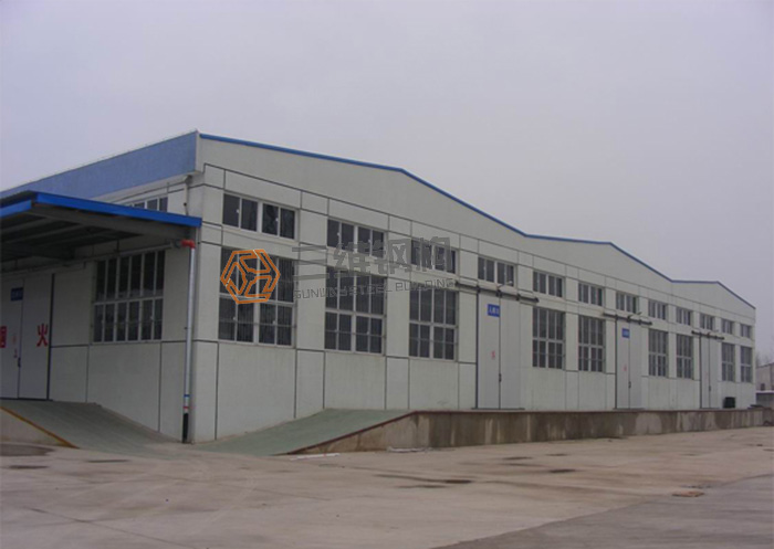 山东三维钢结构施工现场