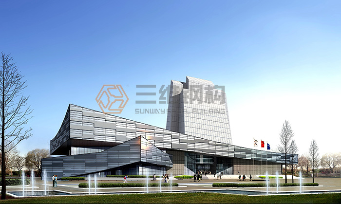 山东三维钢结构公司钢结构工程案例