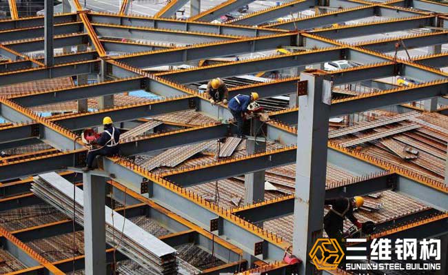 多层钢结构厂房建筑